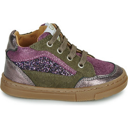 GBB Enora Παιδικά Sneakers Μποτάκια Χακί Μωβ AM613-45