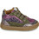 GBB Enora Παιδικά Sneakers Μποτάκια Χακί Μωβ AM613-45