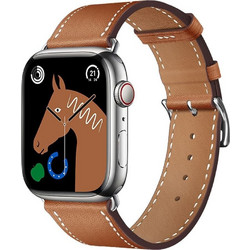 Forcell F-Design FA20 Λουράκι Δερμάτινο Brown (Apple Watch 38 / 40 / 41mm)