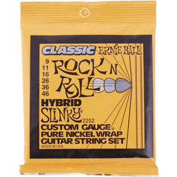 Ernie Ball 2252 Σετ 6 Χορδές Ηλεκτρικής Κιθάρας Pure Nickel 9-46" Mixed Tension