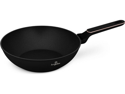 Berlinger Haus Black Rose Collection Τηγάνι Αλουμινίου Αντικολλητικό Μαρμάρινη Επίστρωση 28cm BH-8353