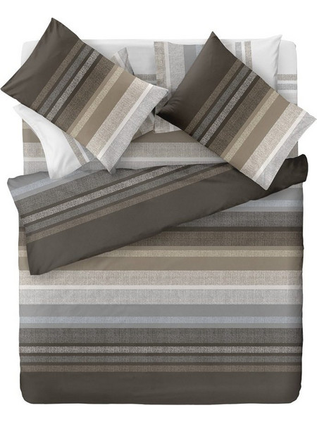 Saint Clair Σετ Σεντόνια Υπέρδιπλα Βαμβακερά 240x260 Keros Cocoa