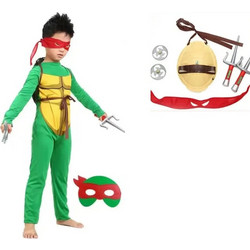 Αποκράτικη Παιδική Στολή Ninja Turtle Raphael Κόκκινο 72136