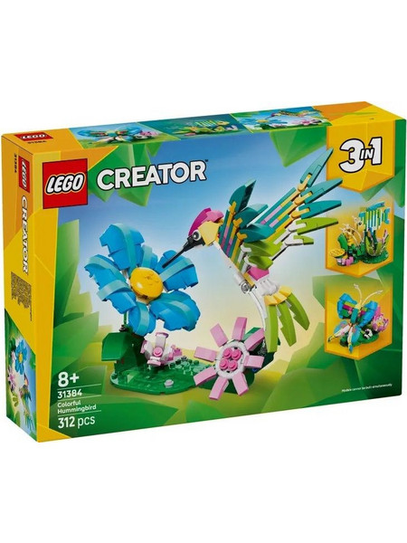 Lego Creator 3-in-1 Wild Animals Colorful Hummingbird για 8+ Ετών 31384