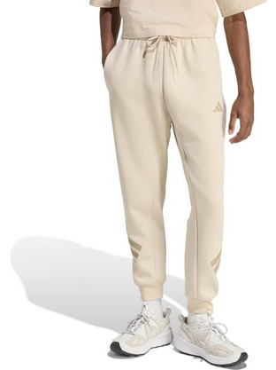 Adidas Ανδρικό Παντελόνι Φόρμας Fleece με Λάστιχο Μπεζ KD5206