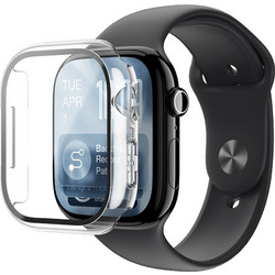 AMAZINGTHING Radix Θήκη Σιλικόνης Tempered Glass για Apple Watch 11 42mm Διαφανής