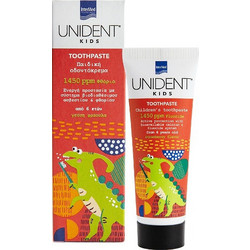 InterMed Unident 1450ppm Strawberry Παιδική Οδοντόκρεμα κατά της Πλάκας 50ml