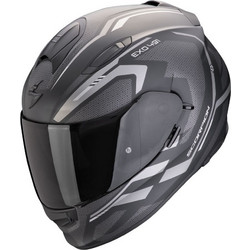 Scorpion Exo 491 Kripta Matt Black Silver Κράνος Μηχανής Full Face 1600gr