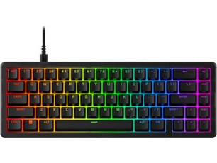 HyperX Origins 2 Μηχανικό Gaming Πληκτρολόγιο 65% με HyperX Red Διακόπτες RGB Black