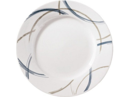 Ankor Γραμμές Πιάτο Φρούτου Πορσελάνης 19cm R2401-075