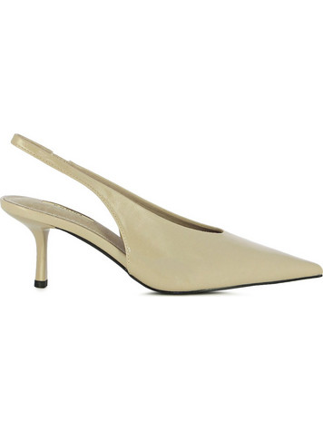 Corina Γόβες Slingback Δερμάτινες με Τακούνι Στιλέτο Μπεζ 1048S2606241
