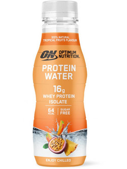 Optimum Nutrition Protein Water Tropical Fruits Πρωτεΐνη Ορού Γάλακτος 350ml