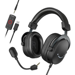Fifine H9 Gaming Headset Over Ear Black