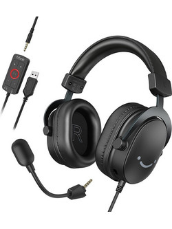 Fifine H9 Gaming Headset Over Ear Black