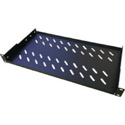 LANDE LN-RAF-RMO-1U25-BL Ράφι για Καμπίνες Rack Μεταλλικό 1U 19" 250mm