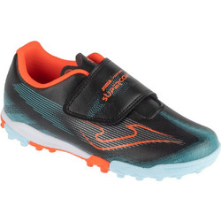 Joma Super Copa Jr 2631 TF SUJS2631TFV Παιδικά Ποδοσφαιρικά Παπούτσια με Σχάρα Μαύρα Πορτοκαλί