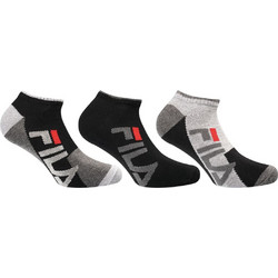 Fila Ανδρικές Κάλτσες Κοντές με Σχέδια Πολύχρωμες 3Pack F2708-669