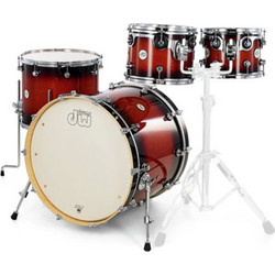 DW Design Tobacco Burst Shell