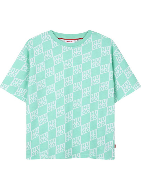 Hugo Παιδικό T-Shirt Κοντομάνικο Βεραμάν G01022-72B