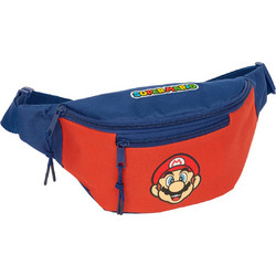 Safta Super Mario Mamma Mia Παιδικό Τσαντάκι Μέσης Κόκκινο 812608446