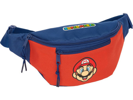 Safta Super Mario Mamma Mia Παιδικό Τσαντάκι Μέσης Κόκκινο 812608446