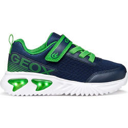 Geox Assister Παιδικά Sneakers με Φωτάκια Navy Μπλε Πράσινα J65DZC01454CF43U