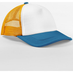 Beechfield Ανδρικό Καπέλο Jockey με Δίχτυ Snapback Υφασμάτινο Sunflower/Heritage B639