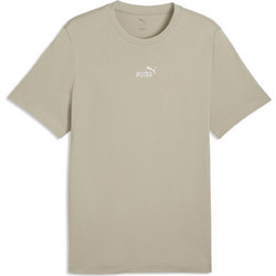 Puma ESS No1 Logo Ανδρικό Αθλητικό T-Shirt Μπεζ 692912-61