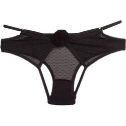 Cottonhill Γυναικείο Sexy Slip Μαύρο CH0183
