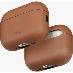 Uniq Lyden Vex Θήκη από Δερματίνη για Apple AirPods Pro 3 Καφέ/Καραμέλα