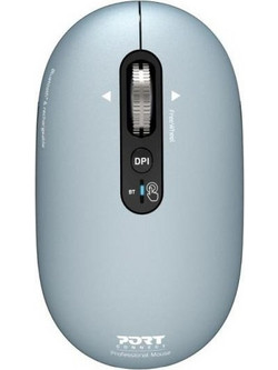 Port Designs Pure Ασύρματο Bluetooth Ποντίκι Blue
