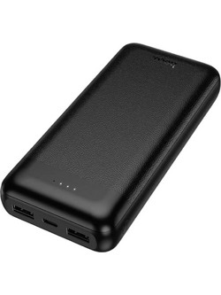 Hoco J153A Power Bank 20000mAh με 2 Θύρες USB-A & Θύρα USB-C Black