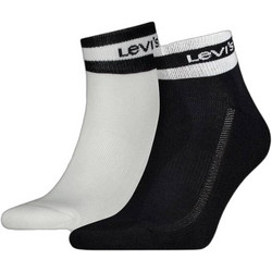 Levi's Ανδρικές Κάλτσες Κοντές Μαύρες Λευκές 2Pack 37157-1062