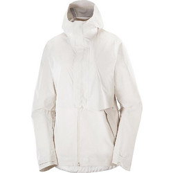 Salomon Γυναικείο Μπουφάν Χειμωνιάτικο Softshell Μακρύ Αδιάβροχο Λευκό C26464