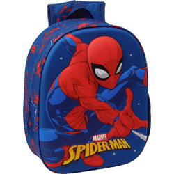 Safta Spider-Man Σχολική Τσάντα Πλάτης Νηπιαγωγείου Μπλε 622673892