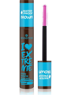 Essence I Love Extreme 01 Cozy Brown Αδιάβροχη Mascara για Όγκο 12ml