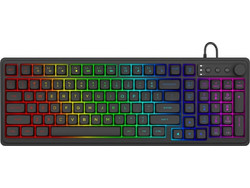 SAVIO Galaxis Gaming Πληκτρολόγιο RGB Black