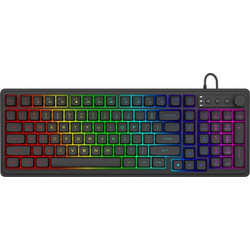 SAVIO Galaxis Gaming Πληκτρολόγιο RGB Black