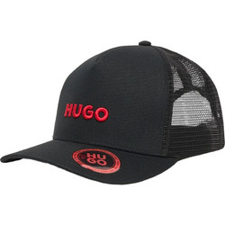 Hugo Boss Marsel Ανδρικό Καπέλο Jockey με Δίχτυ Snapback Υφασμάτινο Μαύρο 50535942-002