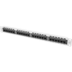 Lanberg Ethernet Patch Panel Rack 1U 19" 24 Θυρών Cat.6 Unshielded UTP