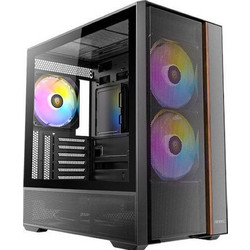Antec Flux Rear Black Midi Tower Κουτί Υπολογιστή με Πλαϊνό Παράθυρο