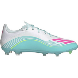 Adidas F50 League FG JQ0954 Ποδοσφαιρικά Παπούτσια με Τάπες Τιρκουάζ Ασημί