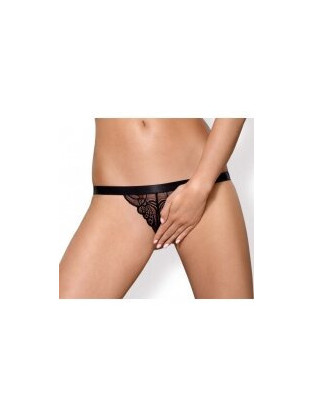 Obsessive Spicy Γυναικείο Sexy String Αυτοκινήτου με Δαντέλα Μαύρο 828-THC