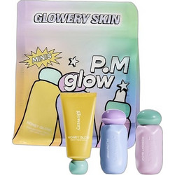 Glowery Minis P.M. Glow Honey Glow 15ml + Pillow Prep 15ml + Midnight Glow 15ml