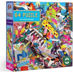 Παιδικό Puzzle eeBoo Skateboarders 64 Κομμάτια