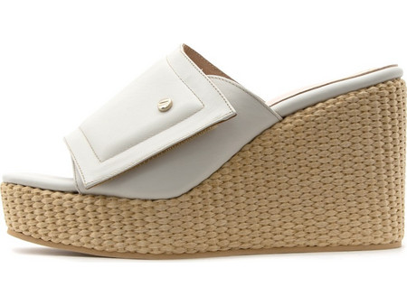 Bacali Collection Καλοκαιρινές Γυναικείες Πλατφόρμες Ψηλές Μπεζ BCL-K23-01