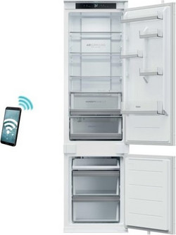 Haier HBQW5519E Εντοιχιζόμενος Ψυγειοκαταψύκτης 284lt No Frost Υ193.5xΠ54xΒ55cm Λευκός