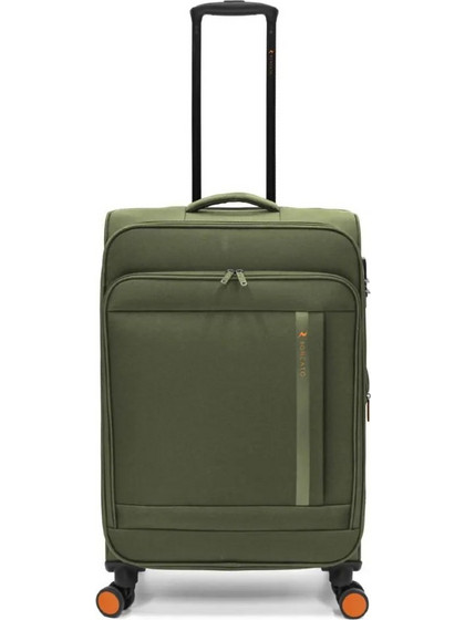 Roncato Clever Βαλίτσα Μεγάλη 78x46x30cm με 4 Ρόδες Πράσινη