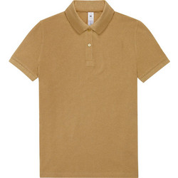 B&C Collection Γυναικεία Μπλούζα Polo Κοντομάνικη Χρυσή PW461