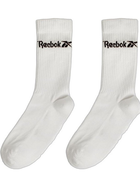 Reebok Βαμβακερές Ανδρικές Κάλτσες Κοντές Λευκές 1261204